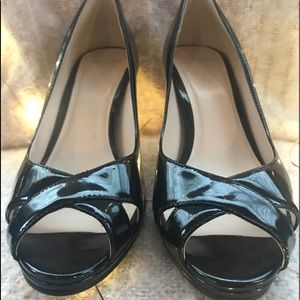 NWOT Cole Haan 8b NEW Black Patent Leather 3” heel